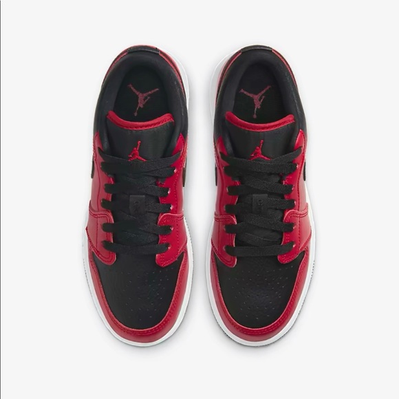 AIR JORDAN 1 LOW GYM RED / BLACK - Picture 3 of 14